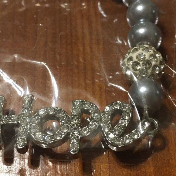 Bundle Sale 3 for $15 | Shimmering Beaded Hope Bracelet - Picture 3 of 7